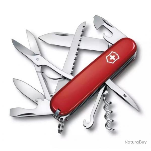 Op couteau ! Couteau suisse Victorinox Huntsman red trans