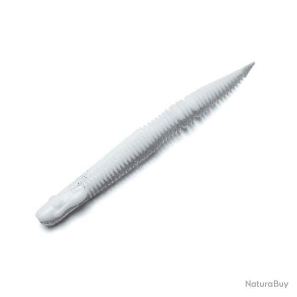 Leurre Souple BIM Tackle Cheetah's Tail 3,3" - 8,3cm par 10 06 - Pearl White Clear 8,3cm