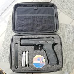 Pistolet CZ P09 plombs diabolo ou billes Blowback marque ASG avec ça boîte d origine