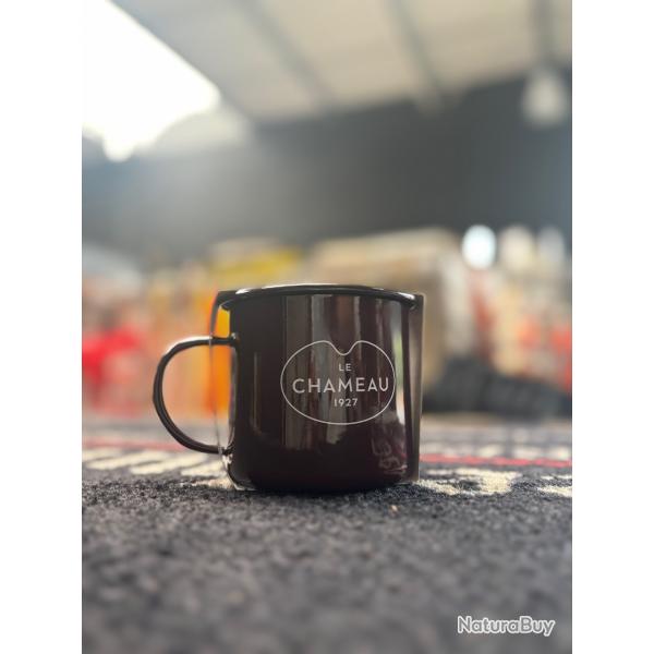 tasse mug le chameau en email cherry destockage chasse