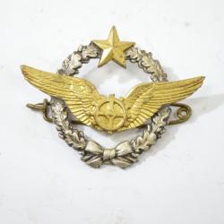 Insigne Brevet de Mécanicien Volant, DRAGO embouti