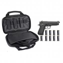 Sac de transport discret pour armes de poing et chargeurs - noir - LIVRAISON GRATUITE