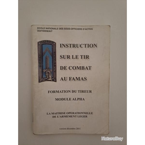 Manuel d'instruction du Famas