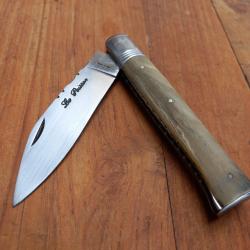 Joli Couteau Breton KENAVO par LE POISSON Manche en Corne