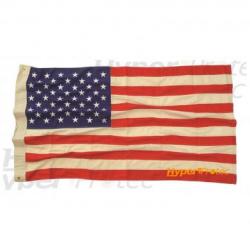 Drapeau américain US Vintage en tissus brodé 150x90cm