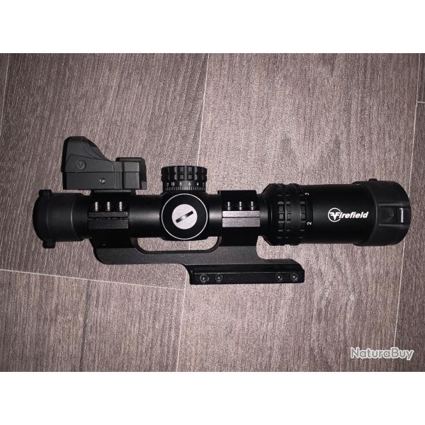 Lunette Firefield RapidStrike 1-424 SFP + Mini Reflex - Parfait tat.