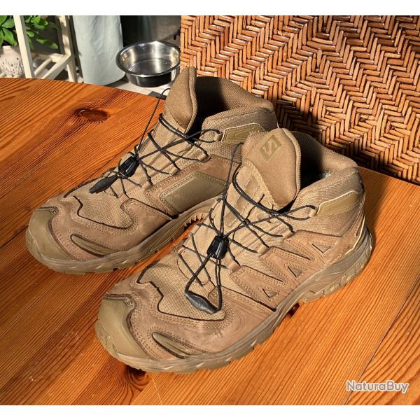 Chaussures Salomon XA Forces MID Coyote (43 1/3) Gore-Tex