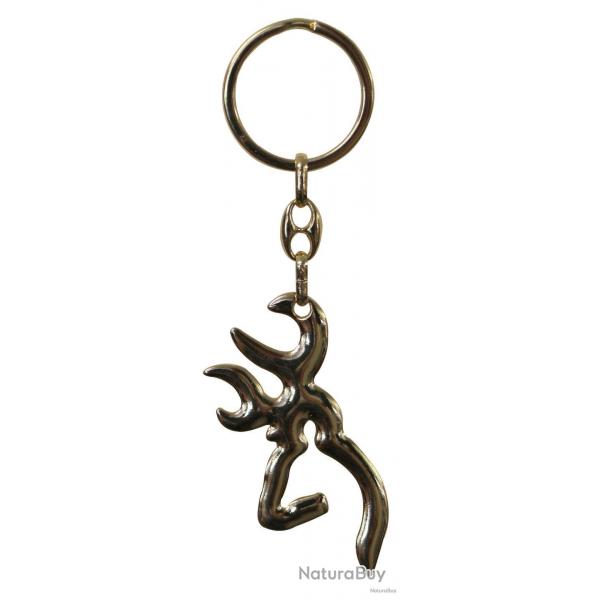Opbrow ! Porte clef browning or
