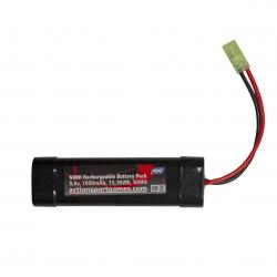 BATTERIE NIMH 9.6V 1600 MAH 1 STICK "ASG"