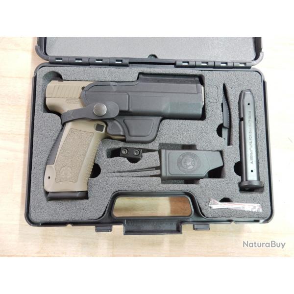 PISTOLET CANIK TP9SA FDE CAL 9X19 + MALLETTE ET ACCESSOIRES OCCASION PARFAIT ETAT