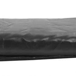 Bâche anthracite 5x8 m en toile PVC 650 g/m² - Protection résistante pour jardin et extérieur