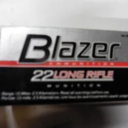 1 boite de 50 cartouches BLAZER 22 Long Rifle - calibre 22 LR