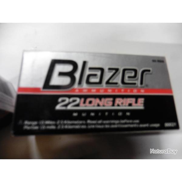 1 boite de 50 cartouches BLAZER 22 Long Rifle - calibre 22 LR