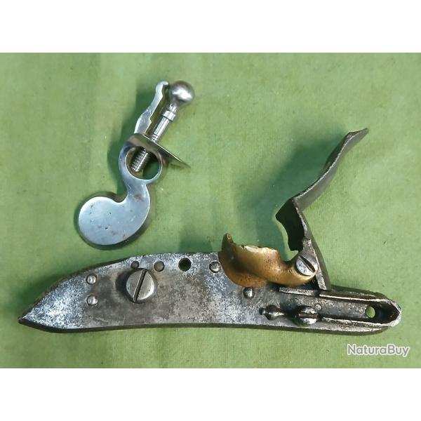 Platine silex de pistolet rglementaire autrichien mle 1798