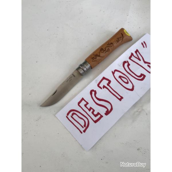 Opinel numro 8 lame en acier inoxydable modle sport