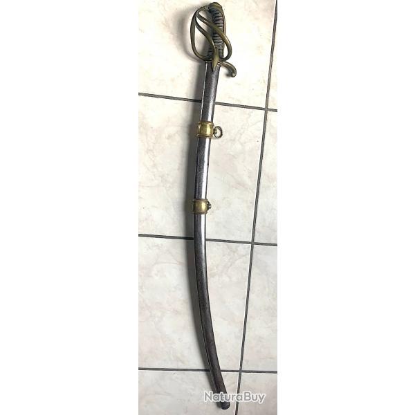 Sabre d'officier de cavalerie lgre type AN IX poque restauration