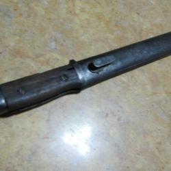 baionnette fusil mauser G98  ww1 première guerre mod 1914 1° type monomatricule ww1  F.P.