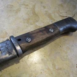 baionnette fusil mauser G98  ww1 première guerre mod 1914 1° type monomatricule  160 + ww1  F.P.