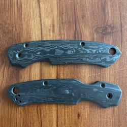 SPYDERCO PM 2 Plaquettes Carbone Aramis AKHMEDOV modèles Raptor