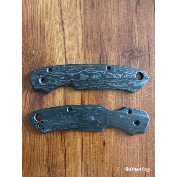 SPYDERCO PM 2 Plaquettes Carbone Aramis AKHMEDOV modles Raptor
