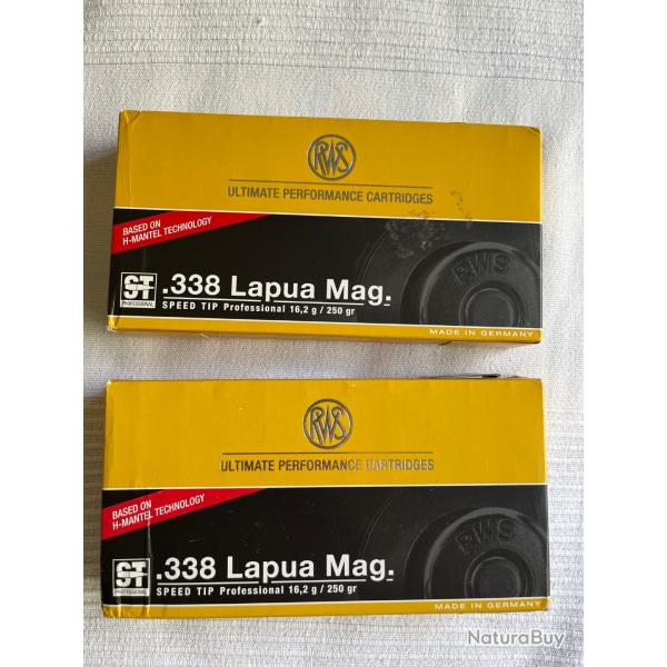 Munition 338 lapua magnum RWS ST
