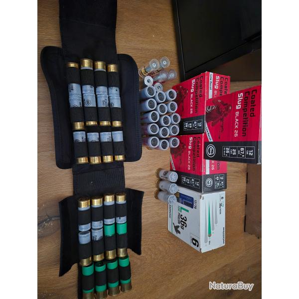 Lot de munitions calibre 12