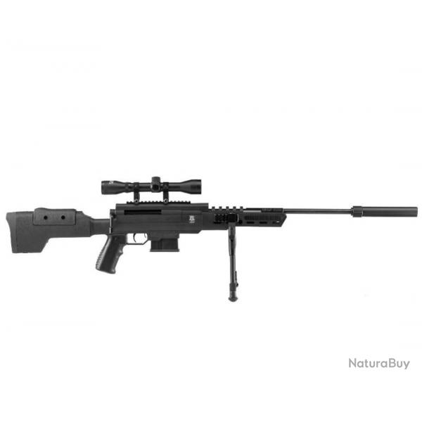 Carabine  plomb Black Ops Sniper Tactical 4.5mm + 4x32 + bipied