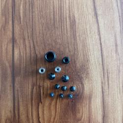 Spyderco lot de vis titane noir
