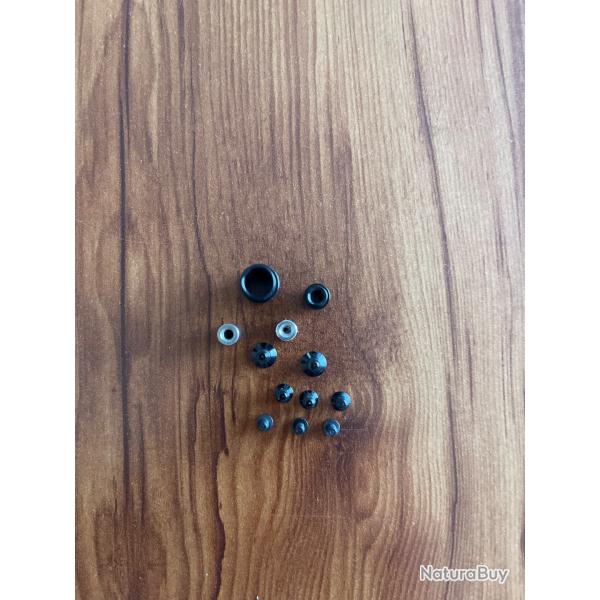 Spyderco lot de vis titane noir