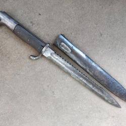 Rare baionnette KS 98 du modèle réglementaire allemande ww1 W14