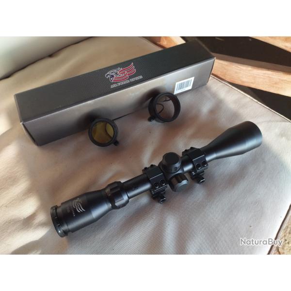 Lunette DE TIR Air Force Optics 3-9x40 Rticule Duplex + Colliers 25,4 mm