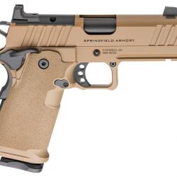 PISTOLET SPRING 1911 DS PRODIGY COYOTE 9X19 CANON 4.25 - 1 CHARG 17CPS+1 CHARG 20