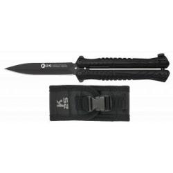 Couteau papillon noir K25. Lame 10 cm