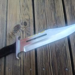 Couteau Rambo 3 hibben revisité amélioré