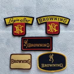VEND LOT D'ECUSSONS BROWNING NEUF.