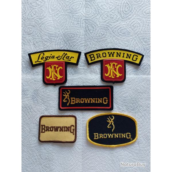 VEND LOT D'ECUSSONS BROWNING NEUF.