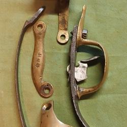 Lot garnitures de pistolet cavalerie an 13
