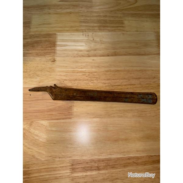 CANON DE PISTOLET XIX EME SIECLE A PERCUSSION A RESTAURER