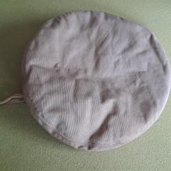 BERET DE L'ARMEE FRANCAISE KAKI CLAIR ALGERIE AVEC INSIGNE DU GENIE DORE