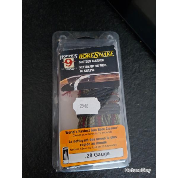 Bore Snake cordon nettoyage fusil .28 gaugeBORESNAKE