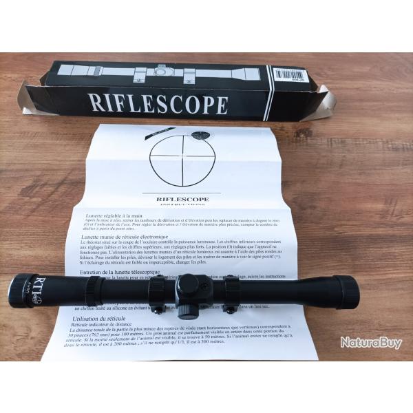 Lunette neuve entre de gamme pour petit calibre, airsoft ou plomb