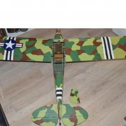 Maquette avion Piper l 4 grasshopper ancienne 180 cm à restaurer USA WW2 Aviation 39/45