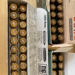 Lot de 89 étuis vides pour rechargement en calibre 280 remington