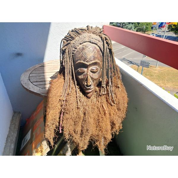 Grand masque tribal Chokwe