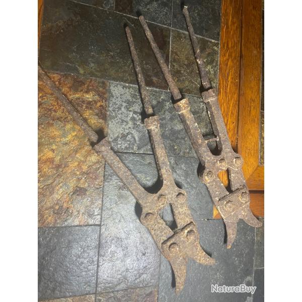 Lot de deux pice de terrain pince coupante allemande ww1 premire guerre mondiale 14/18