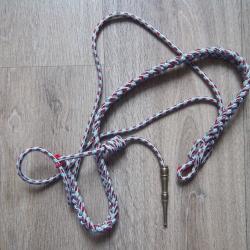 fourragère croix de guerre des théâtres d'opérations extérieures - ferret doré