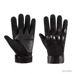 Gant tactique coqué - compatible écran de téléphone - noir - LIVRAISON GRATUITE