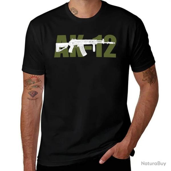 T-shirt fusil d'assaut AK-12 - Noir / L