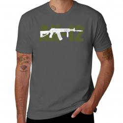 T-shirt fusil d'assaut AK-12 - Gris / XXXL