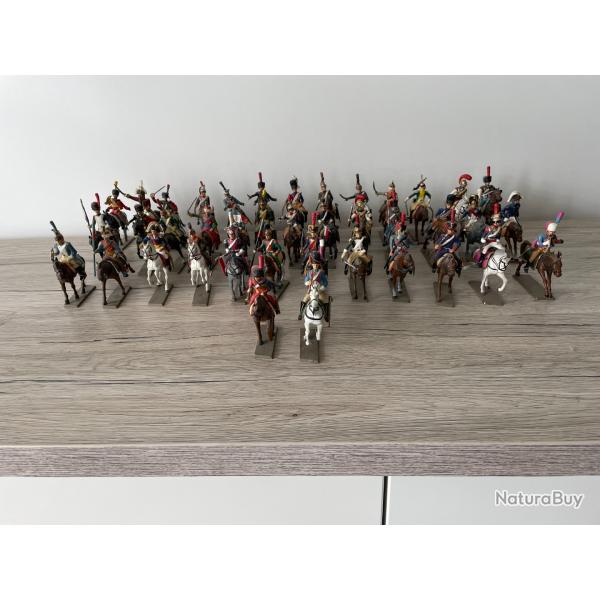 Lot de 40 Cavaliers en plomb de l'arme de Napolon "STARLUX "